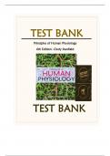 Test Bank Resources For- Principles of Human Physiology 6th Edition- Cindy Stanfield &lpar;Chapters 01-06&rpar;