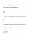  Clinical Medicine Exam 2 Questions and Answers Latest Update 2025 Graded A&plus;