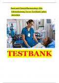 Download Test Bank for Basic and Clinical Pharmacology 15th Edition Katzung Trevor latest Update 2024&sol;2025