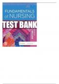 Fundamentals of Nursing 10th Edition Potter Perry TEST BANK  &vert; COMPLETE GUIDE &vert; A&plus; GRADE