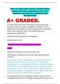 APEA 3P EXAM PREP7 ETHICS PROFESSIONAL ISSUES 2025-2026&period; QUESTIONS WITH 100&percnt; CORRECT AND VERIFIED ANSWERS WITH EXPANATIONS&period; A&plus; GRADED&period;