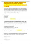 TNCC 9TH EXAM QUESTIONS AND ANSWERS LATEST DOWNLOAD 2024&sol;2025 ACTUAL COMPLETE SOLUTION ALL ANSWERS CORRECT VERIFIED GRADED A&plus; FOR PASS