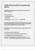 TAMU NURS 617 EXAM 2 questions with answers