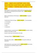 NURS &sol; NRNP 6550 MIDTERM 2025&sol;2026 EXAM REVIEW QUESTIONS AND ANSWERS 100&percnt; CORRECT VERIFIED BEST RATED A&plus; FOR PASS