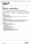 &period; Actual 2024 AQA AS ENGLISH LITERATURE B 7716&sol;2A Paper 2A Merged Question Paper  &plus; Mark Scheme