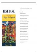 EXPLORING LIFESPAN DEVELOPMENT&comma; 4TH EDITION LAURA E&period; BERK TEST BANK ISBN- 978-0134419701