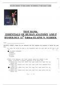 Test Bank for Human Anatomy and Physiology&comma; 11th Edition by Marieb&comma; 9780134580999&comma; Covering Chapters 1-29 &vert; Includes Rationales &vert;COMPLETE SOLUTION&period;