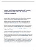 NGN ATI PEDS PROCTORED 2024 EXAM