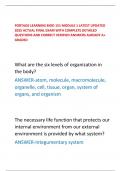 PORTAGE LEARNING BIOD 151 MODULE 1 LATEST UPDATED 2025 ACTUAL FINAL EXAM WITH COMPLETE DETAILED QUESTIONS AND CORRECT VERIFIED ANSWERS ALREADY A&plus; GRADED
