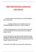 AGEC 4040 Final Exam andanswers &lpar;2025 UPDATE&rpar;&period;
