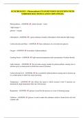 GCSE BIOLOGY - Photosynthesis EXAM REVISION QUESTIONS WITH VERIFIED SOLUTIONS LATEST 2025 UPDATE&period;
