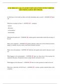 GCSE BIOLOGY AQA EXAM REVISION QUESTIONS WITH VERIFIED SOLUTIONS LATEST 2025 UPDATE&period;