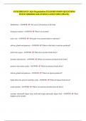 GCSE BIOLOGY AQA Organization EXAM REVISION QUESTIONS WITH VERIFIED SOLUTIONS LATEST 2025 UPDATE&period;