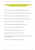 GCSE BIOLOGY AQA PAPER 1&period; EXAM REVISION QUESTIONS WITH VERIFIED SOLUTIONS LATEST 2025 UPDATE&period;