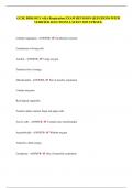 GCSE BIOLOGY AQA Respiration EXAM REVISION QUESTIONS WITH VERIFIED SOLUTIONS LATEST 2025 UPDATE&period;