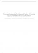 Test Bank For Pharmacotherapeutics for Advanced Practice A Practical Approach 5th Edition by Virginia Poole Arcangelo&comma; Andrew Peterson&comma; Veronica Wilbur&comma; Tep M&period;Kang 9781975160593 Chapter 1-56 Complete Guide&period;