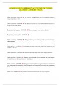 GCSE BIOLOGY EXAM REVISION QUESTIONS WITH VERIFIED SOLUTIONS LATEST 2025 UPDATE&period;