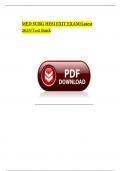 MED SURG HESI EXIT EXAM&sol;Latest 2025&sol;Test Bank