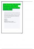 EPIC CLN 251252 EXAM Questions with 100- Correct Answers Latest Updates 2025&period;