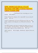 EPIC WILLOW INPATIENT RX10 Questions with 100- Correct Answers Latest Update 2025 GRADED A&plus;&period;