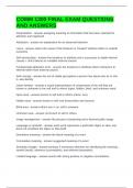 COMM 1300 FINAL EXAM QUESTIONS AND ANSWERS