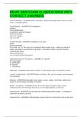 EDUC 1300 EXAM &num;1 QUESTIONS WITH CORRECT ANSWERS