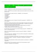 GEOG 1300 - FINAL EXAM QUESTIONS AND ANSWERS