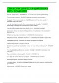 TTU MCOM 1300 EXAM QUESTIONS WITH COMPLETE