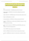 LSUS MBA 703 ACTUAL Final Exam &vert; 2025 LATEST UPDATED &vert; COMPLETE QUESTIONS AND ANSWERS &vert; GET IT CORRECT &excl;&excl;&lpar;GRADED A&plus;&rpar;