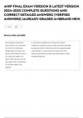 AHIP FINAL EXAM VERSION B LATEST VERSION 2024-2025 COMPLETE QUESTIONS AND CORRECT DETAILED ANSWERS &lpar;VERIFIED ANSWERS&rpar; &vert;ALREADY GRADED A&plus;&vert;&vert;BRAND NEW&period;