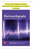 Test Bank For Electrocardiography for Healthcare Professionals 6th Edition by Kathryn Booth All Chapters 1 - 15 &vert;&vert;Complete A&plus; Guide Isbn No&colon; 9781265013479