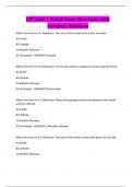 CIP Level 1 Actual Exam Questions with complete Solutions