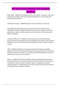 CIP exam Study Material with complete Solutions