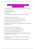 N138 Study Guide Misc Questions with Complete Solutions&excl;&excl;