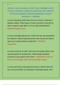 NSG124 &sol; NSG 124 EXAM 2 LATEST 2025&colon; PHARMACOLOGY ACTUAL EXAM WITH COMPLETE QUESTION AND CORRECT  DETAILED ANSWERS &lpar;VERIFIED ANSWERS&rpar; ALREADY  GRADED A&plus; - HERZING