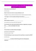 Denturist Actual Exam &lpar;Rated A&plus;&rpar; &vert; 90 Questions with Complete Answers&excl;&excl;