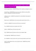 Dental Anatomy Pt 1 Exam Latest 2025 with Complete Answers&excl;
