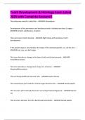 Tooth Development & Histology Exam Latest 2025 with Complete Answers&excl;