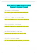 BDA Radiography Questions and Answers Already Passed