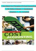 Principles Of Cost Accounting&comma; 17th Edition TEST BANK by Edward J&period; Vanderbeck&comma; Verified Chapters 1 - 10&comma; Complete Newest Version