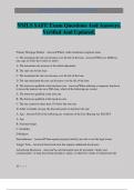 NMLS SAFE Exam Questions And Answers&period; Verified And Updated&period;