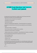 AFSRB Exam Questions And Answers&period; Verified And Updated&period;