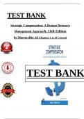 Test Bank - Strategic Compensation&colon; A Human Resource Management Approach&comma; 11th Edition &lpar;Martocchio&rpar;&comma; Chapter 1 - 14 > Download as a PDF <
