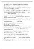 NATIONAL HOME INSPECTION TEST QUESTIONS FROM ICA