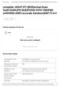 complete&colon; MGMT 271 &lpar;2025&rpar;Actual Exam Test&vert;COMPLETE QUESTIONS WITH VERIFIED ANSWERS &lpar;100&percnt; Accurate Solutions&rpar;&vert;GET IT A&plus;&excl;&excl;