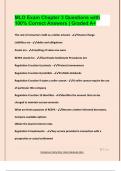 MLO Exam Chapter 3 Questions with  100&percnt; Correct Answers &vert; Graded A&plus;