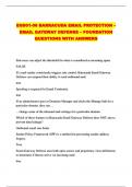 EGD01-06 BARRACUDA EMAIL PROTECTION &ndash; EMAIL GATEWAY DEFENSE &ndash; FOUNDATION QUESTIONS WITH ANSWERS