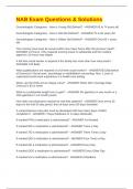 NAB Exam Questions & Solutions