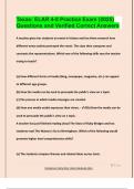 Texas&colon; ELAR 4-8 Practice Exam &lpar;2025&rpar; Questions and Verified Correct Answers