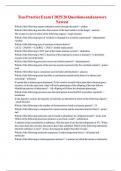 Teas Practice Exam 1 2025&sol;26 Questions and answers Newest 